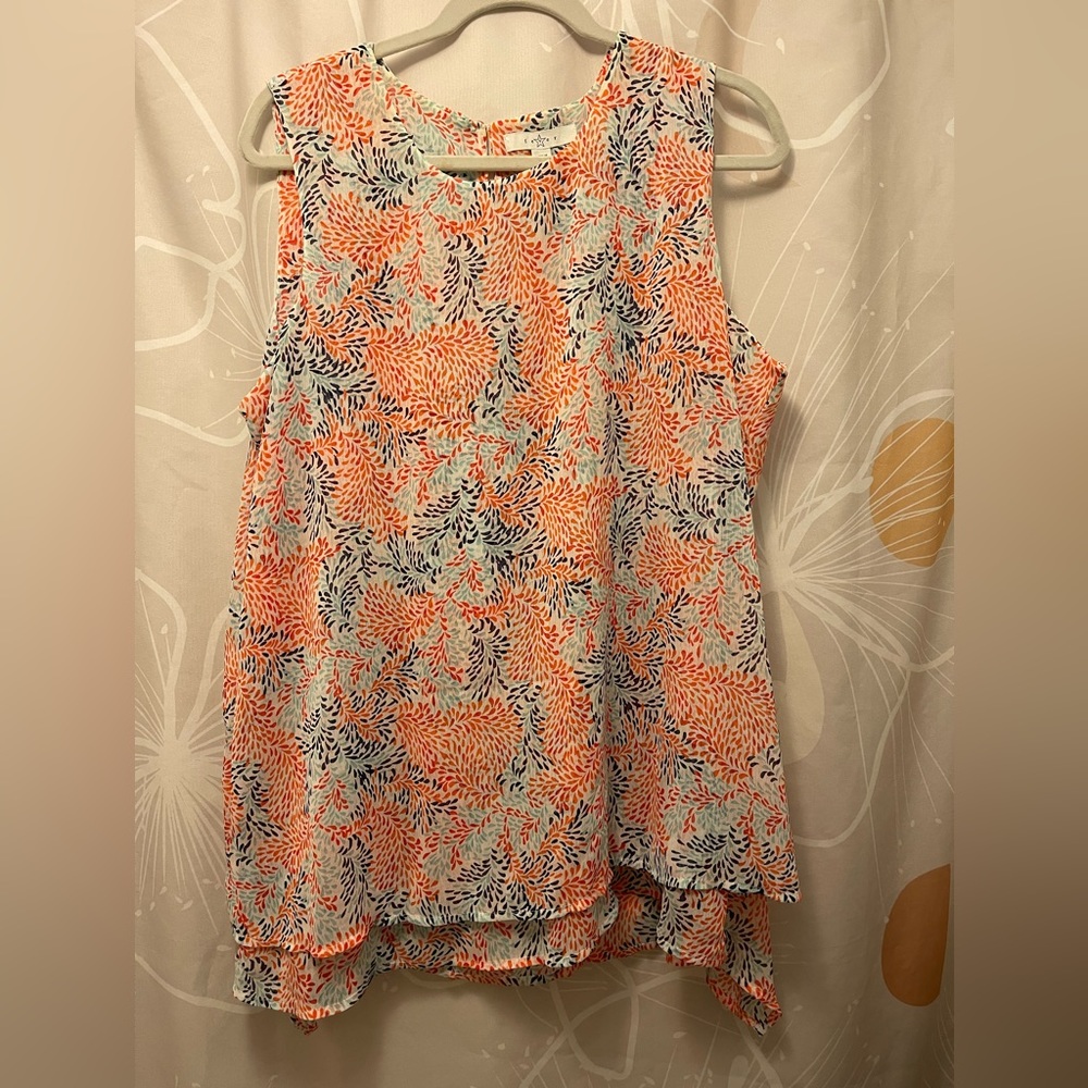 XL Fever brand tank blouse